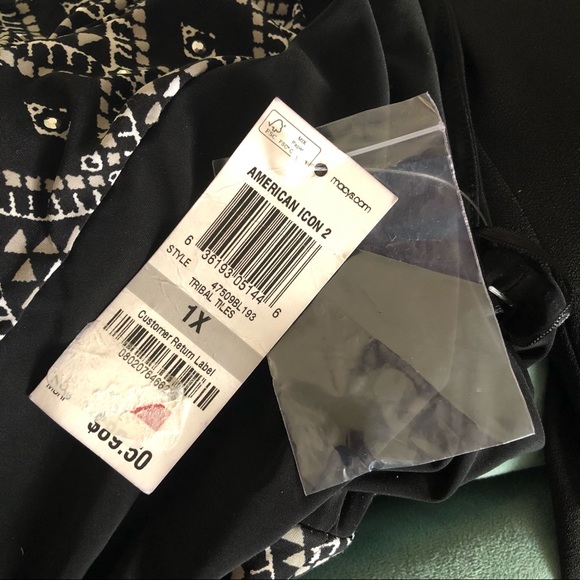 NWT INC Woman 1X Black Halter Dress - Picture 9 of 13